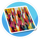 Multicolor Abstract Rug