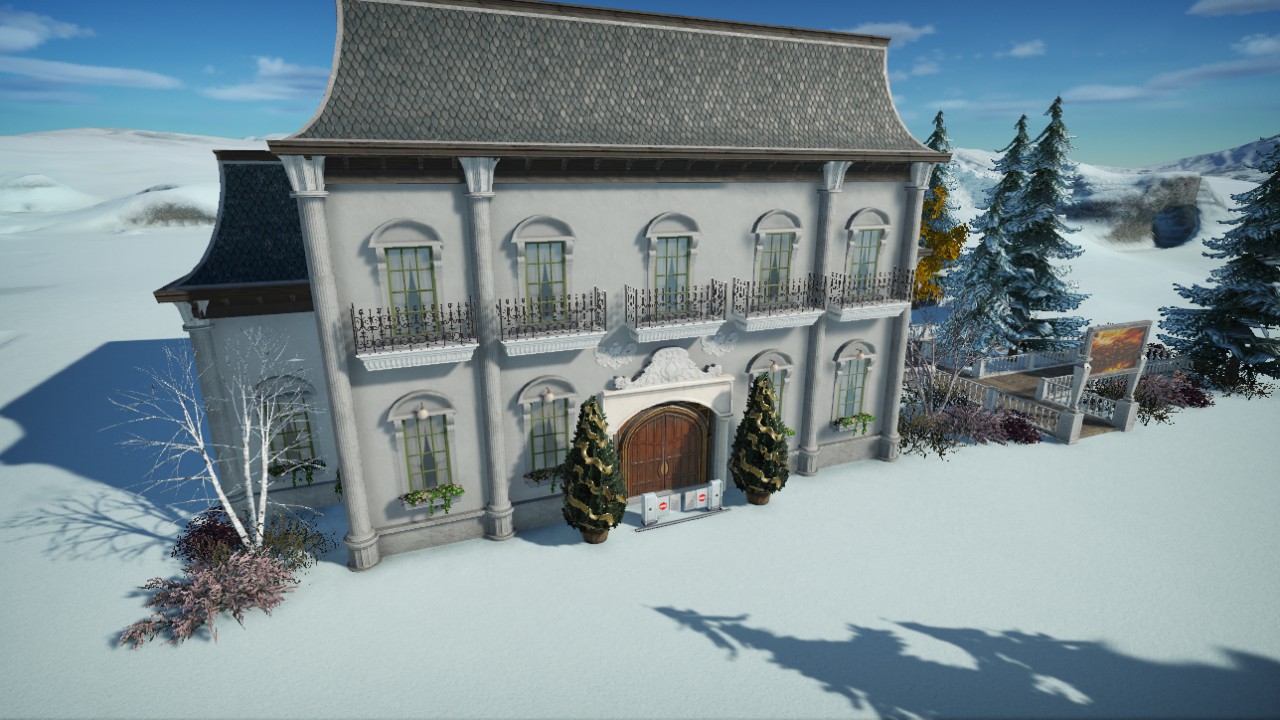 mad house inspired by villa volta Efteling (vekoma)