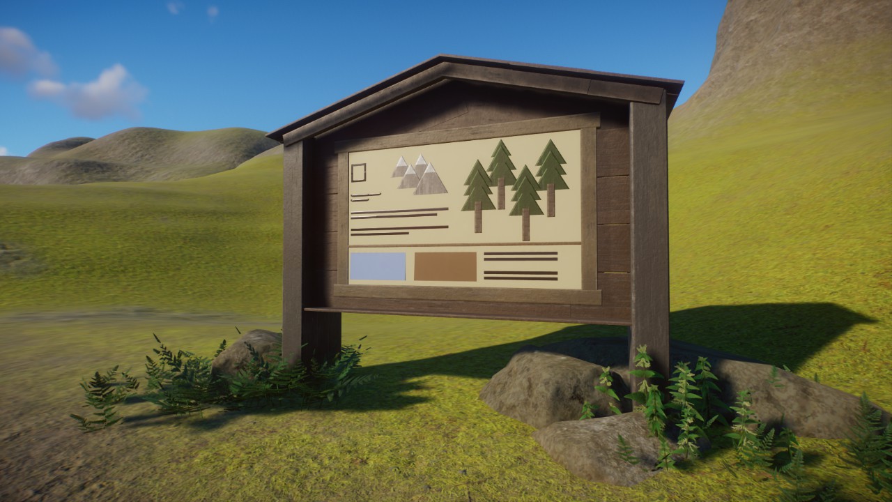Rycie's Forest Info Billboard