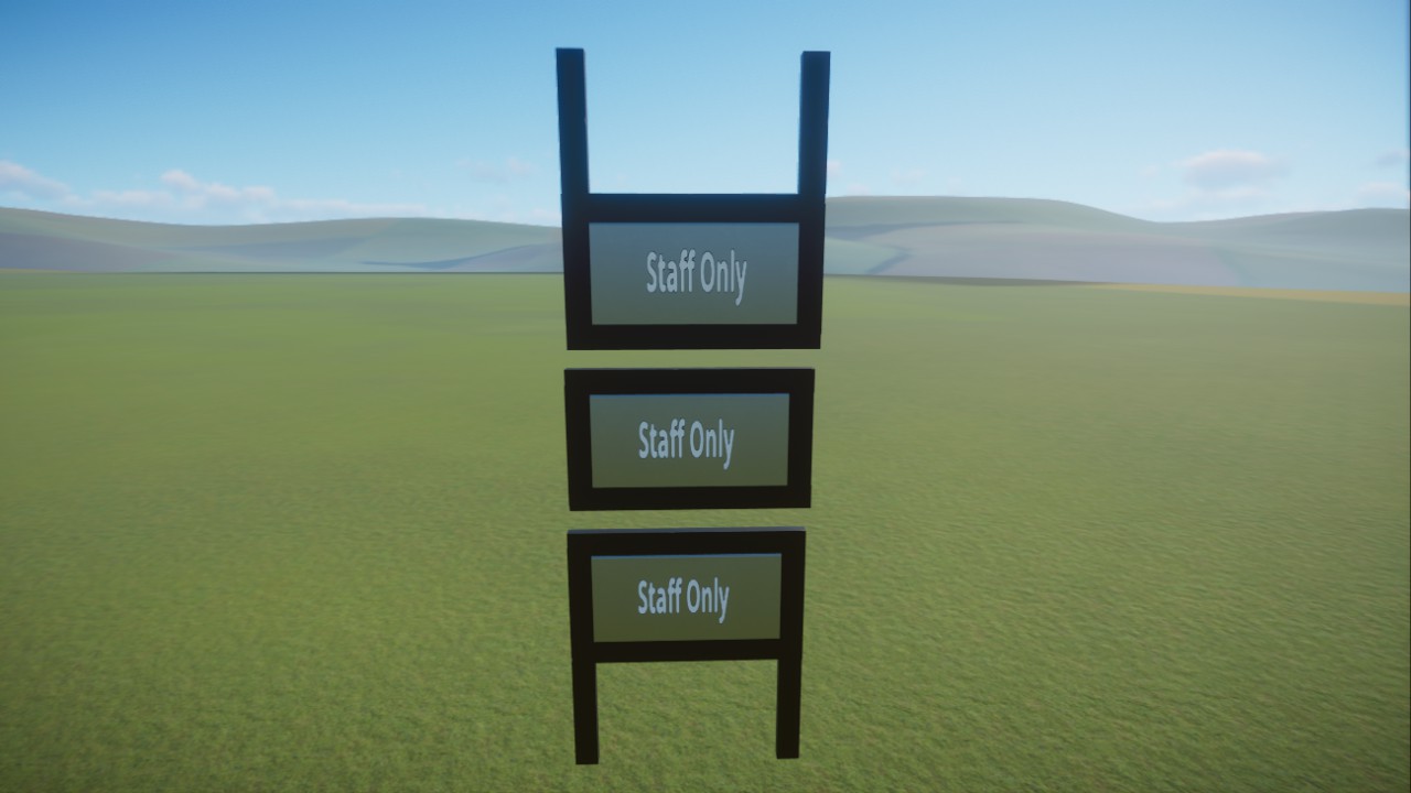 New World Simple Editable Sign Set