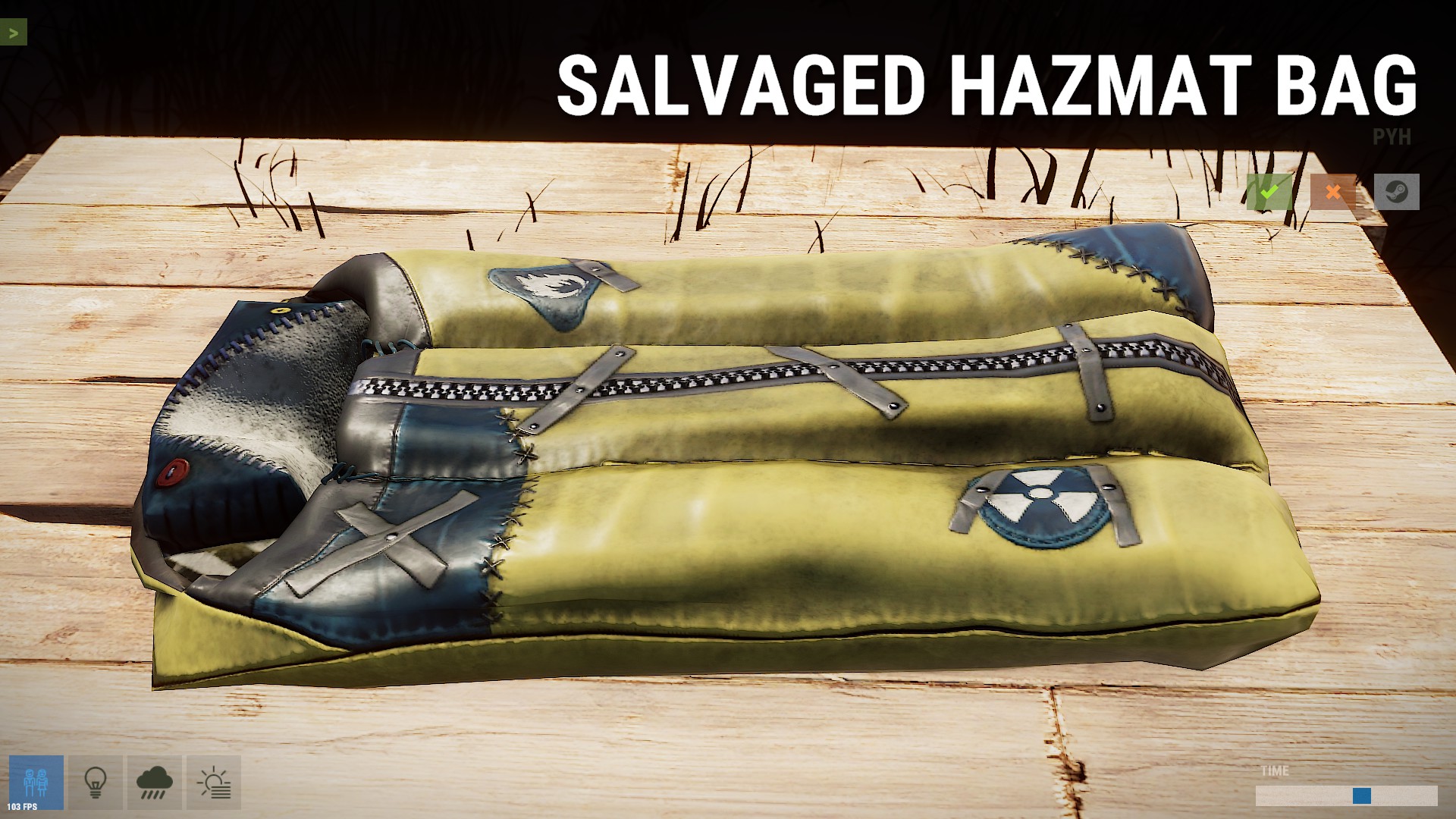 Salvaged Hazmat Bag