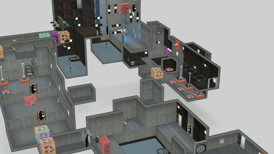 Portal 1 styled chamber