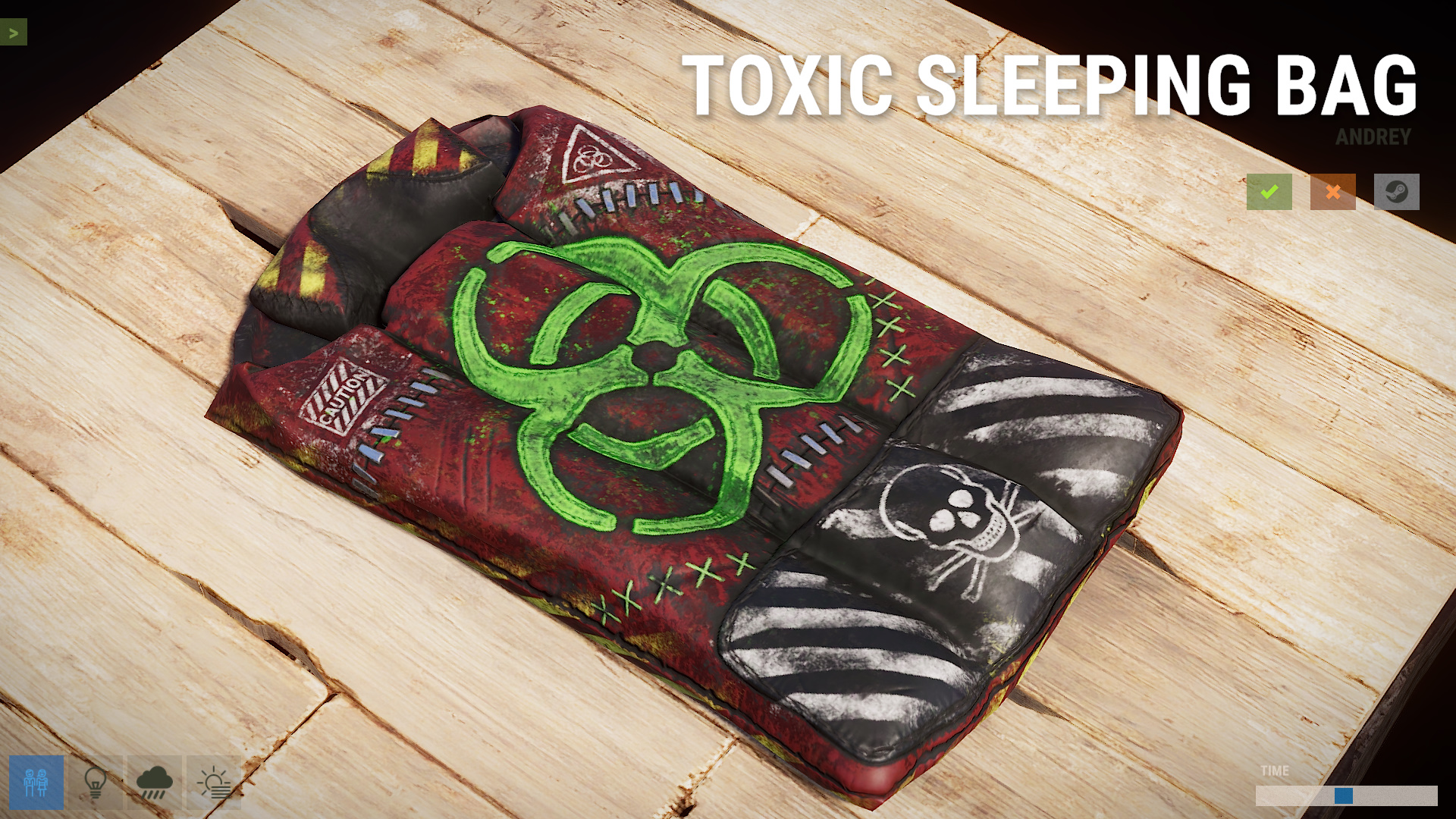 Toxic Sleeping Bag
