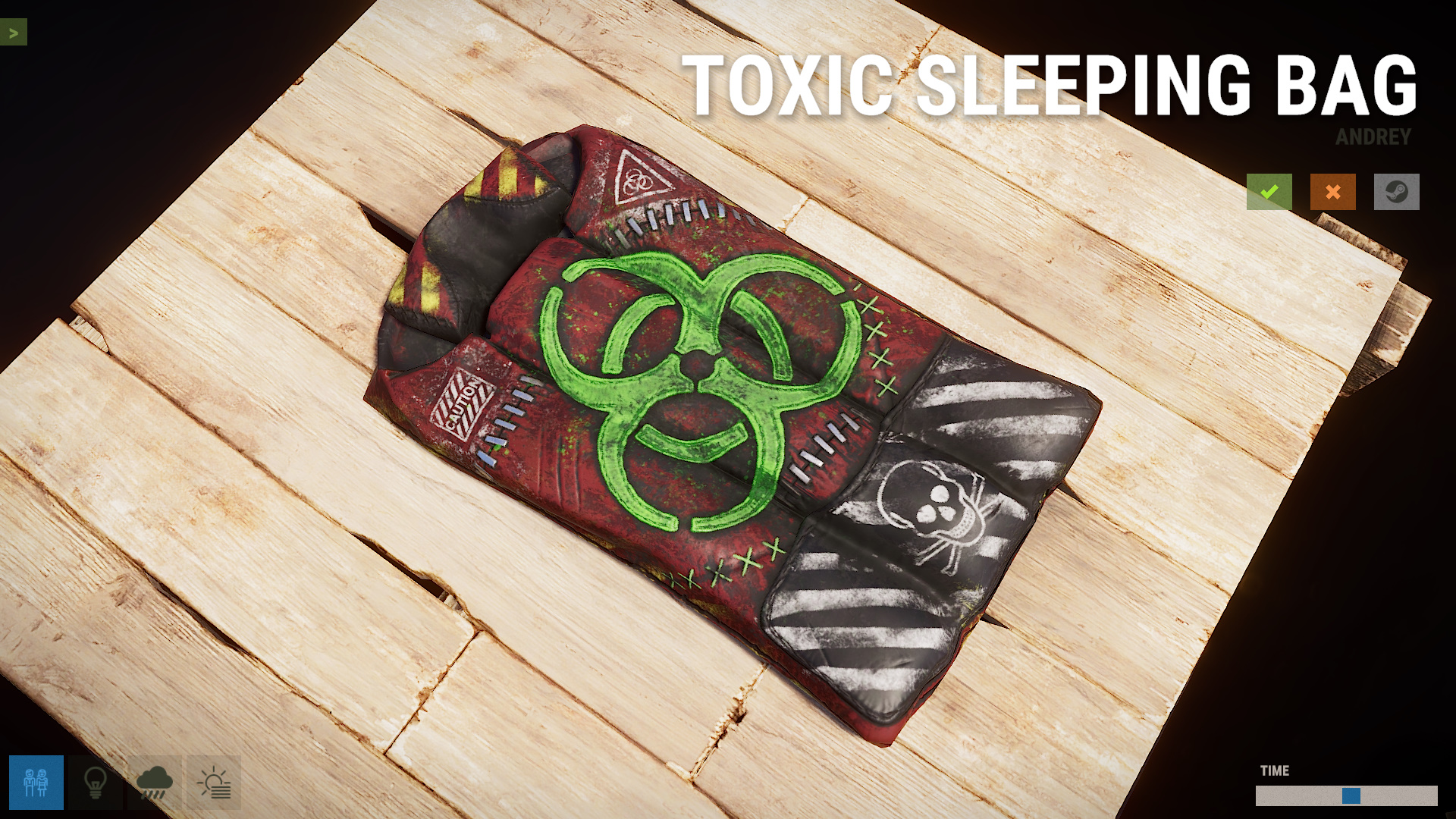 Toxic Sleeping Bag