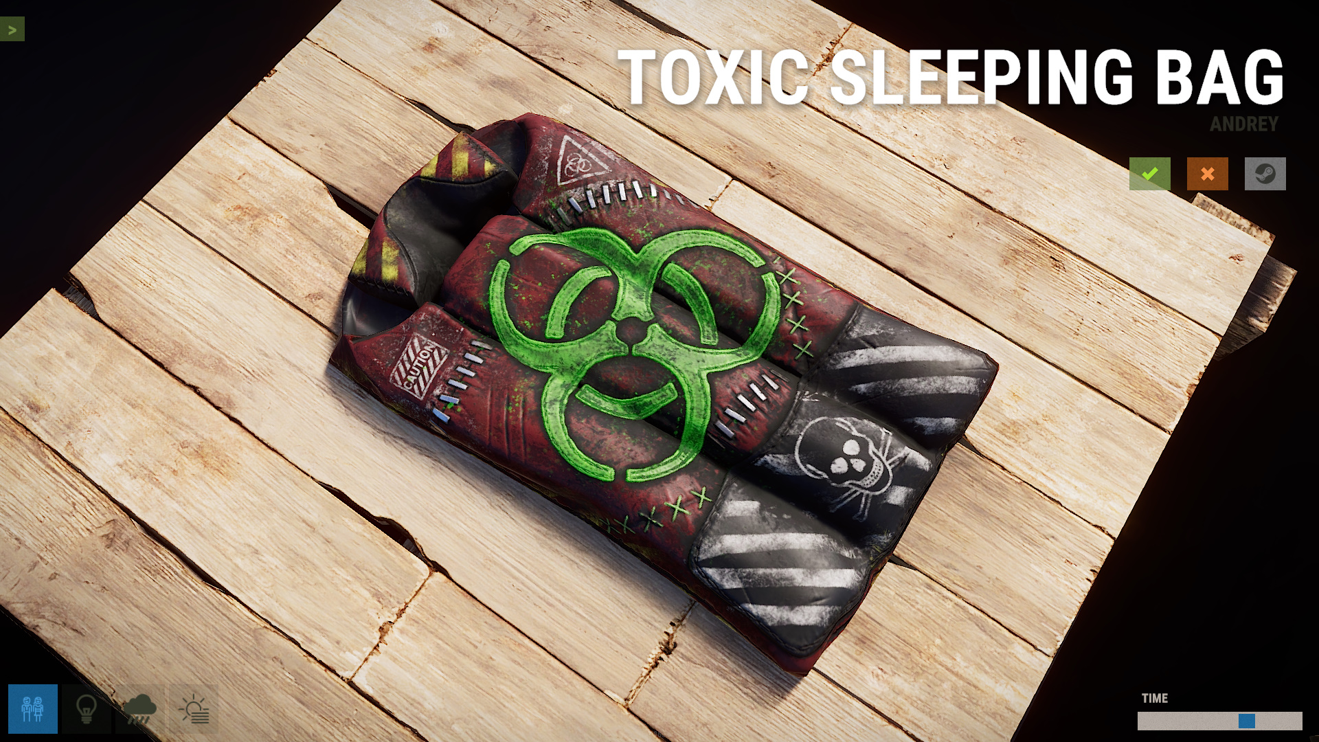 Toxic Sleeping Bag