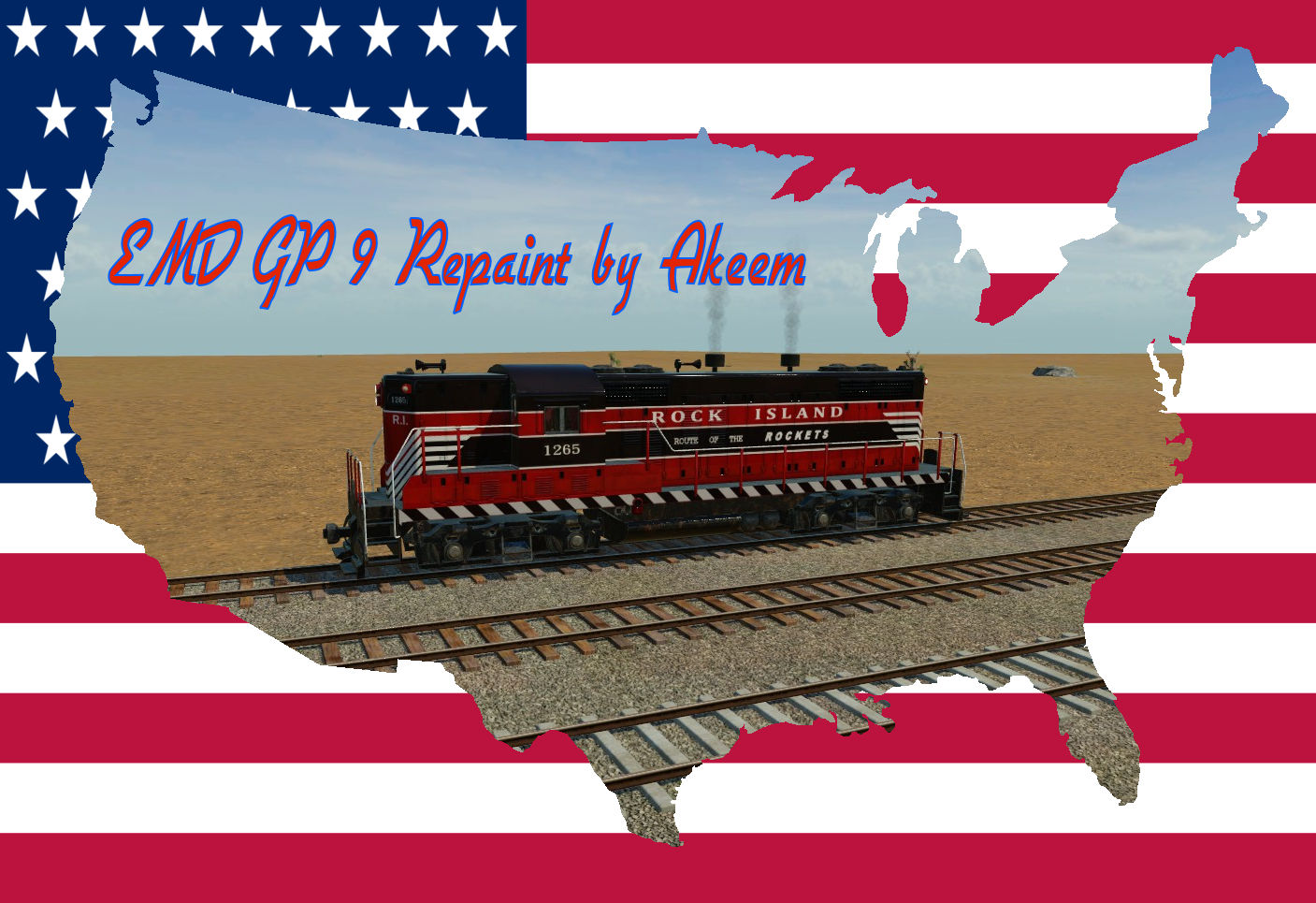 EMD GP9 - Rock Island