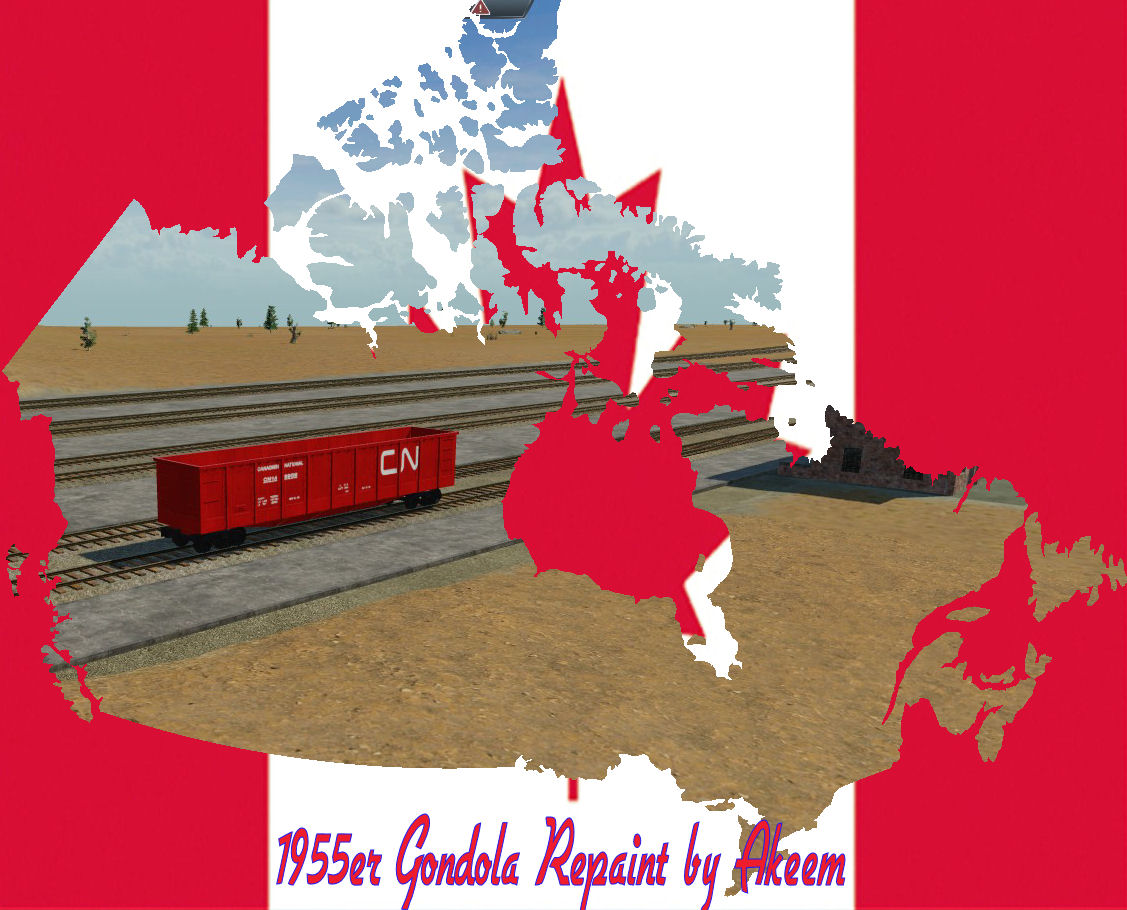TPF 2 Gondola 1955 - Canadian National + Fake Wagon