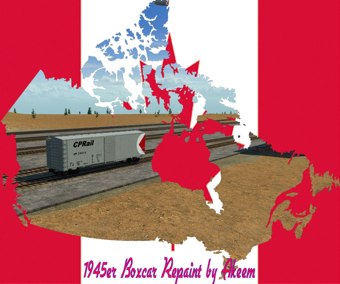 Boxcar 1945 - CP Rail 05 + Fake Wagon