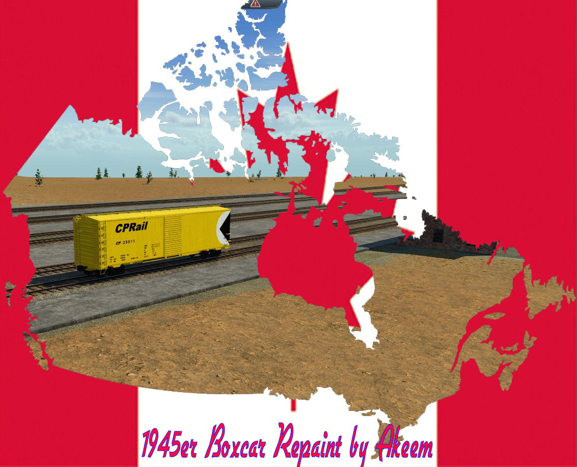 Boxcar 1945 - CP Rail 06 + Fake Wagon