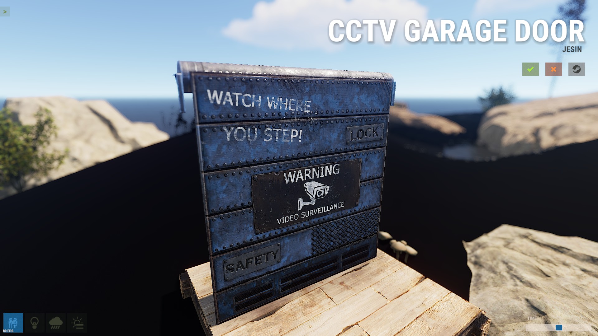 CCTV Garage Door