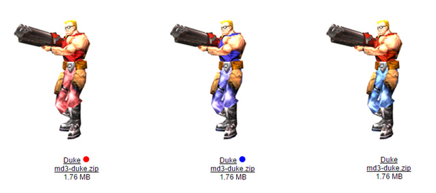 Duke Nukem models