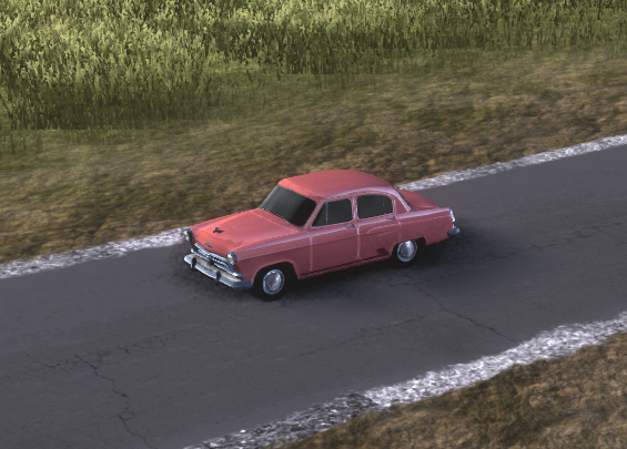 GAZ-M21 Volga - Mars Red
