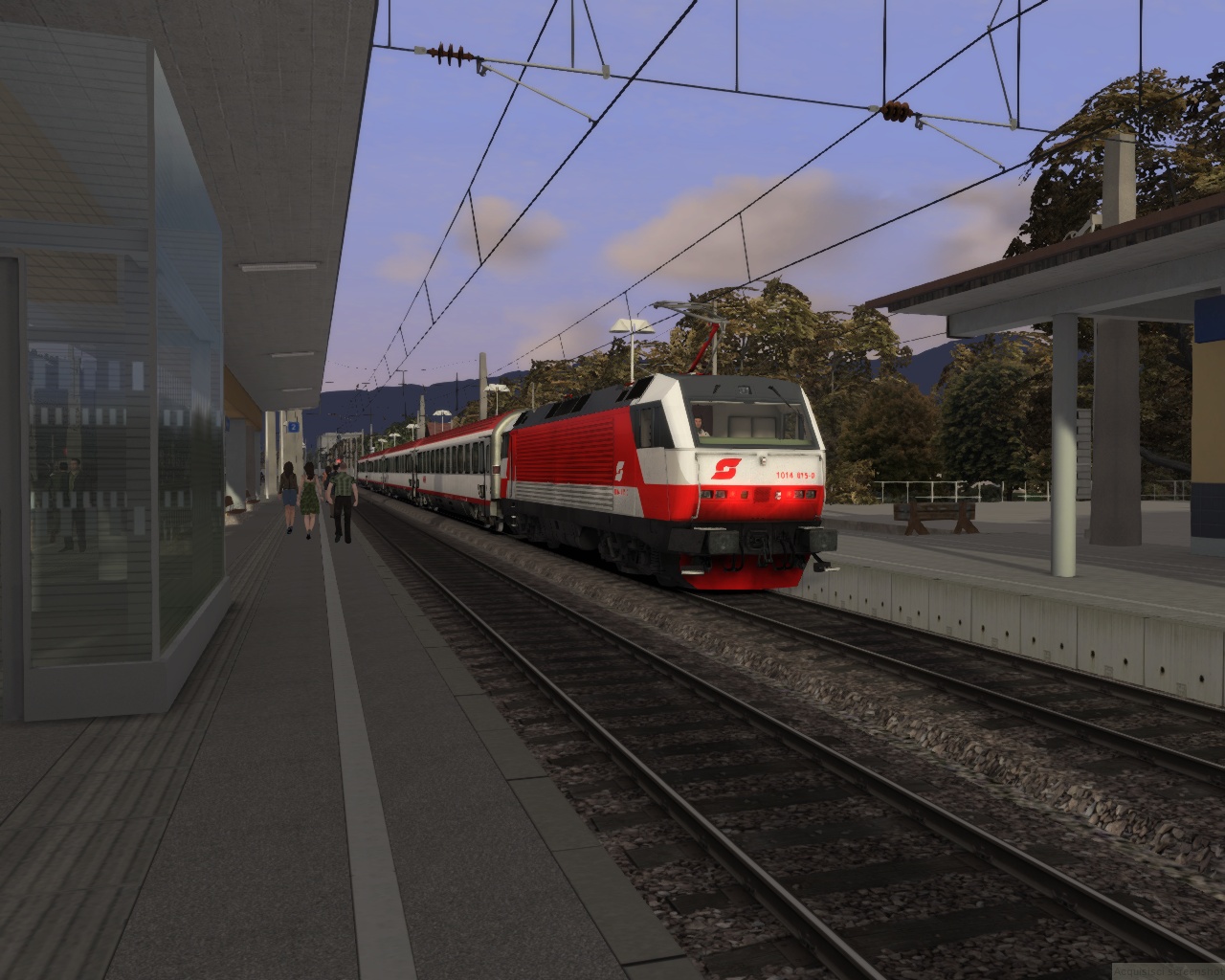 Express train to Mannheim Waldof