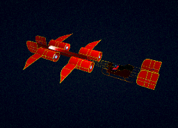 Santa's sleigh flying