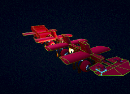 SANTA SLED FLYING