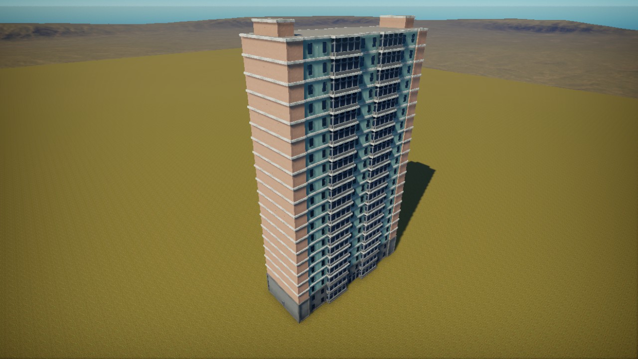 Chinese Apartment Block