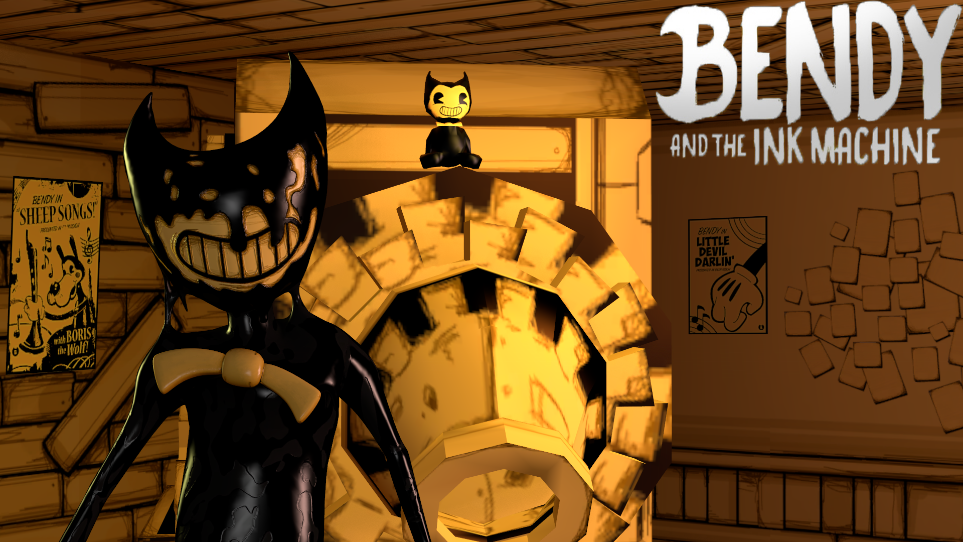 Cộng đồng Steam :: :: Bendy and The Ink Machine Poster