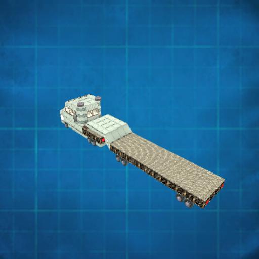 Galactic Mining Co. | Galactic Freightliner Tractor & Flatbed