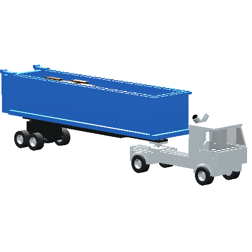 dump truck with axle