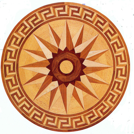 Greco Roman style pattern rug