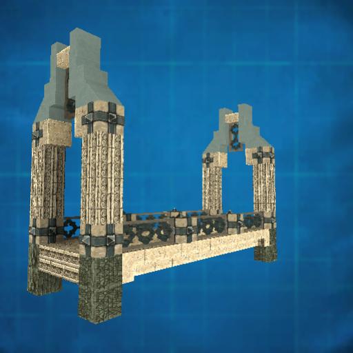 Epic's Gothic Promenade - arch bridge