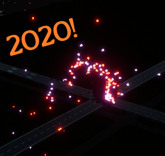 2020 New Year Fireworks 2