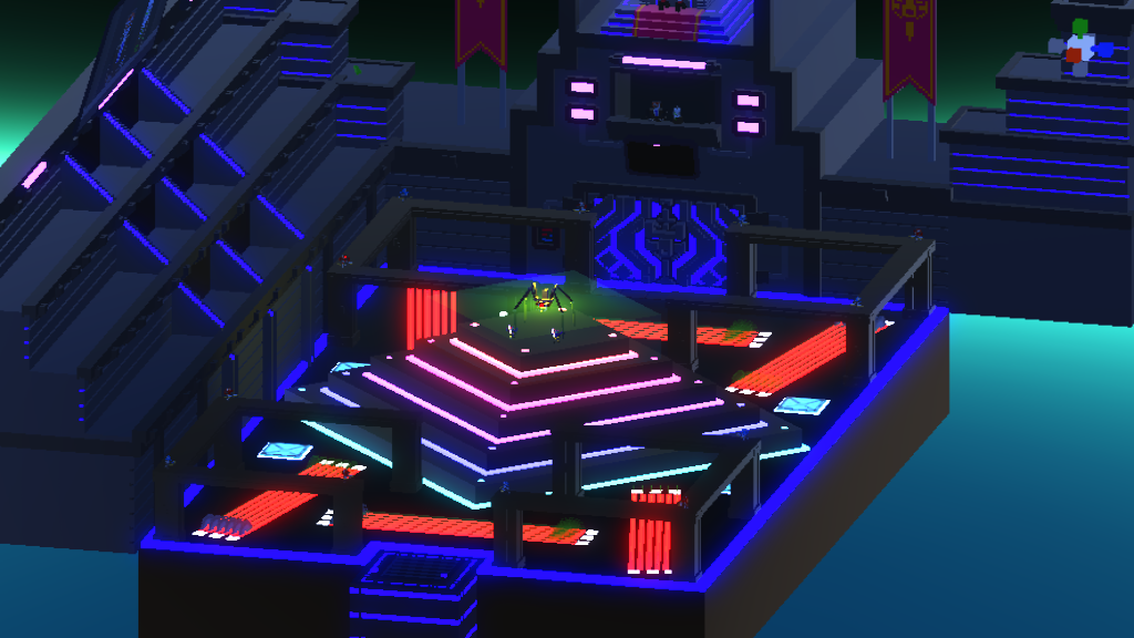 Neon pyramid