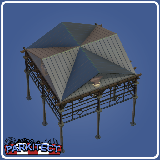 Steel Black Roofing 2x2