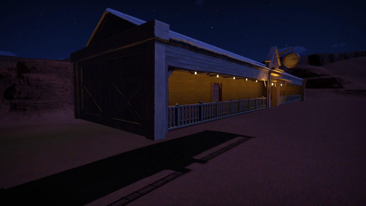 Cowboy Monorail Station preview