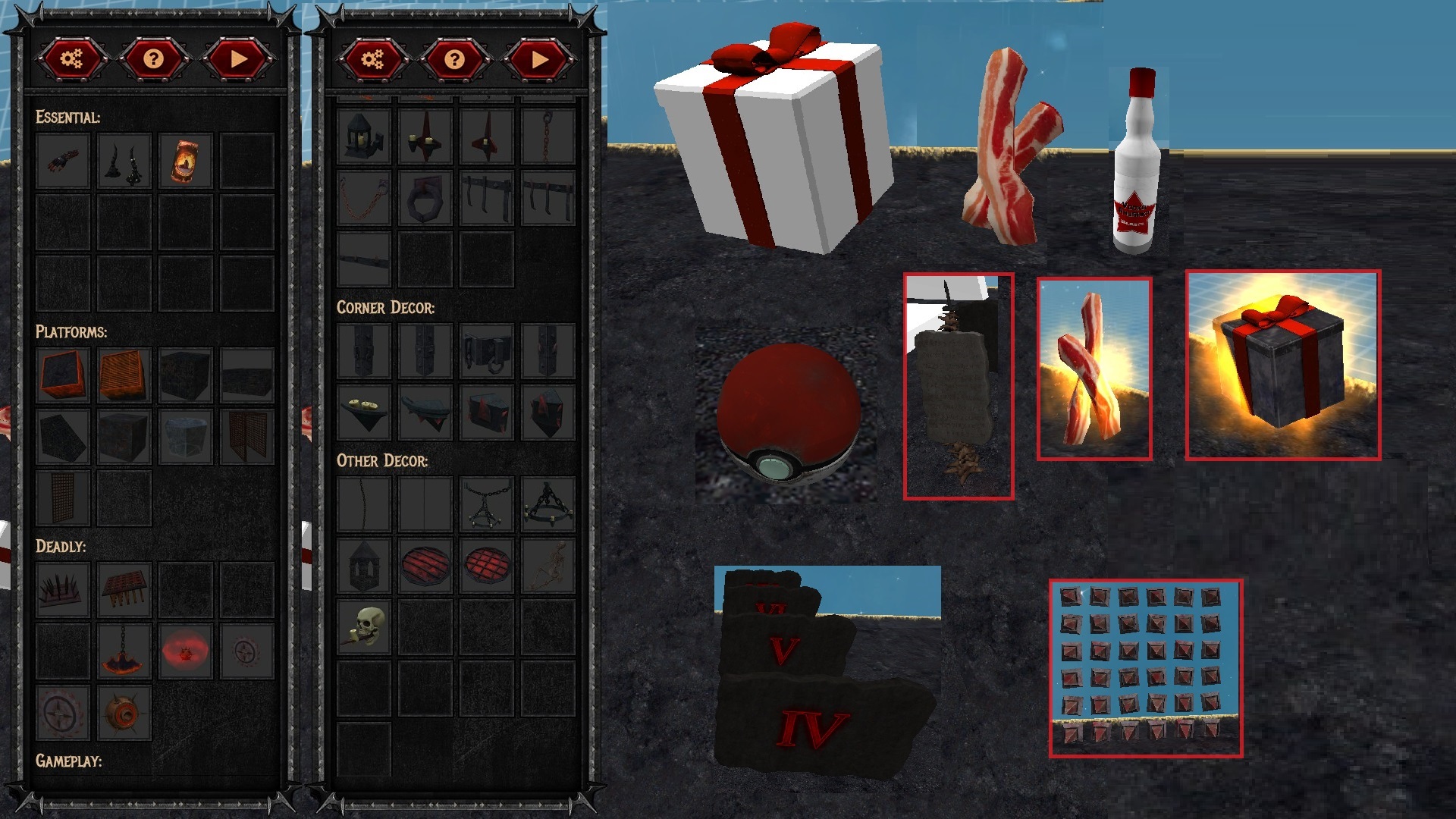 New in level editor