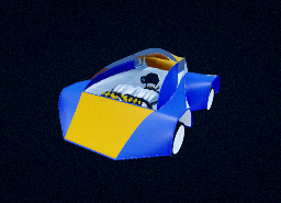 Weird thruster car