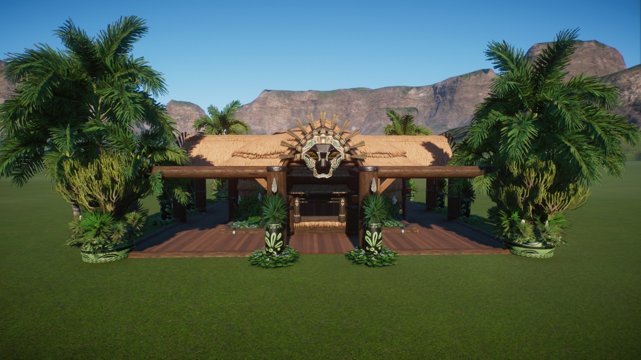 African/Tropical Shops Shell