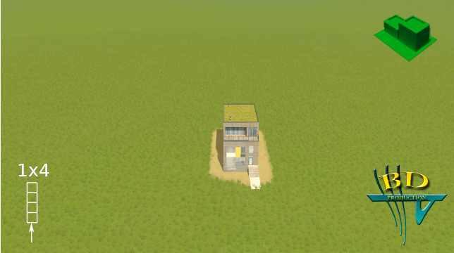 Modern Rowhouse 1 (1x4) L1