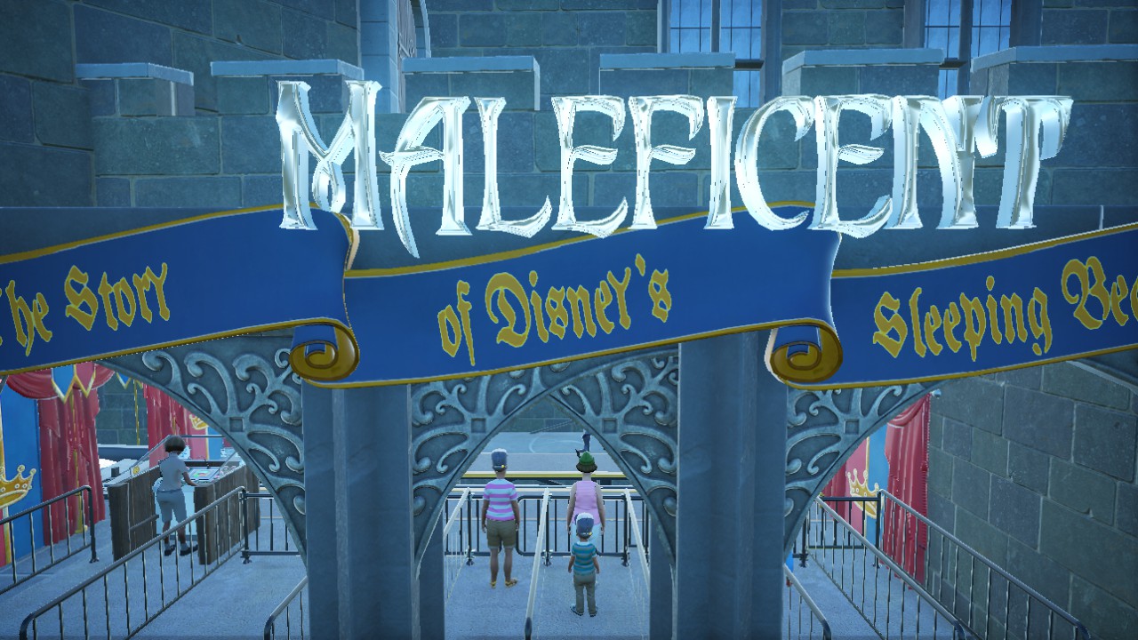 Maleficent Logo Sign 4m