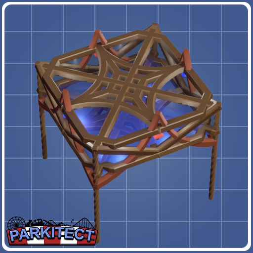 Wooden Jungle Roof #3 2x2