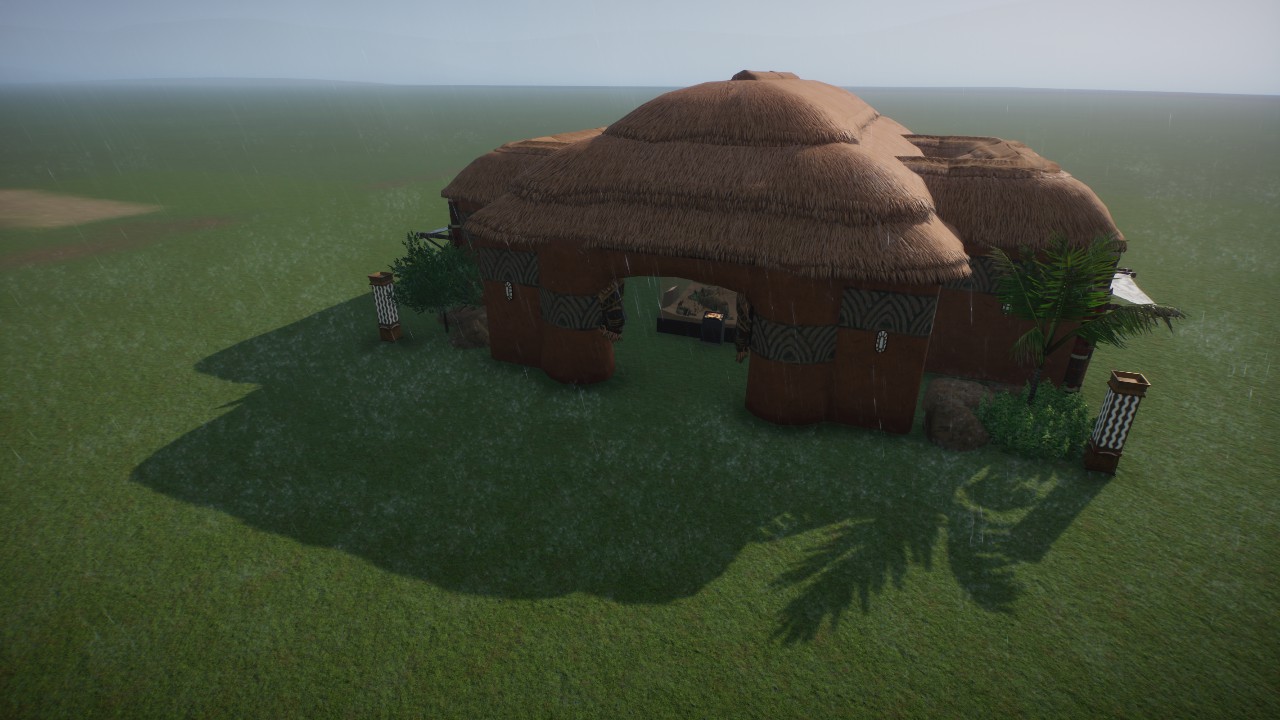 Terrarium & shop Building(Africa)