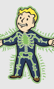 Vault boy xray sign