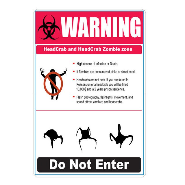 HeadCrab and HC Zombie Area PSA