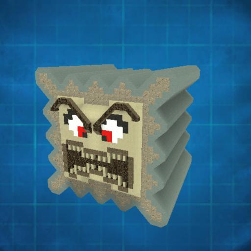 "Thwomp" Super Mario 3D
