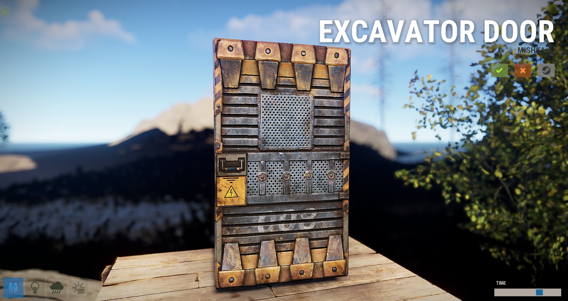 Excavator Door