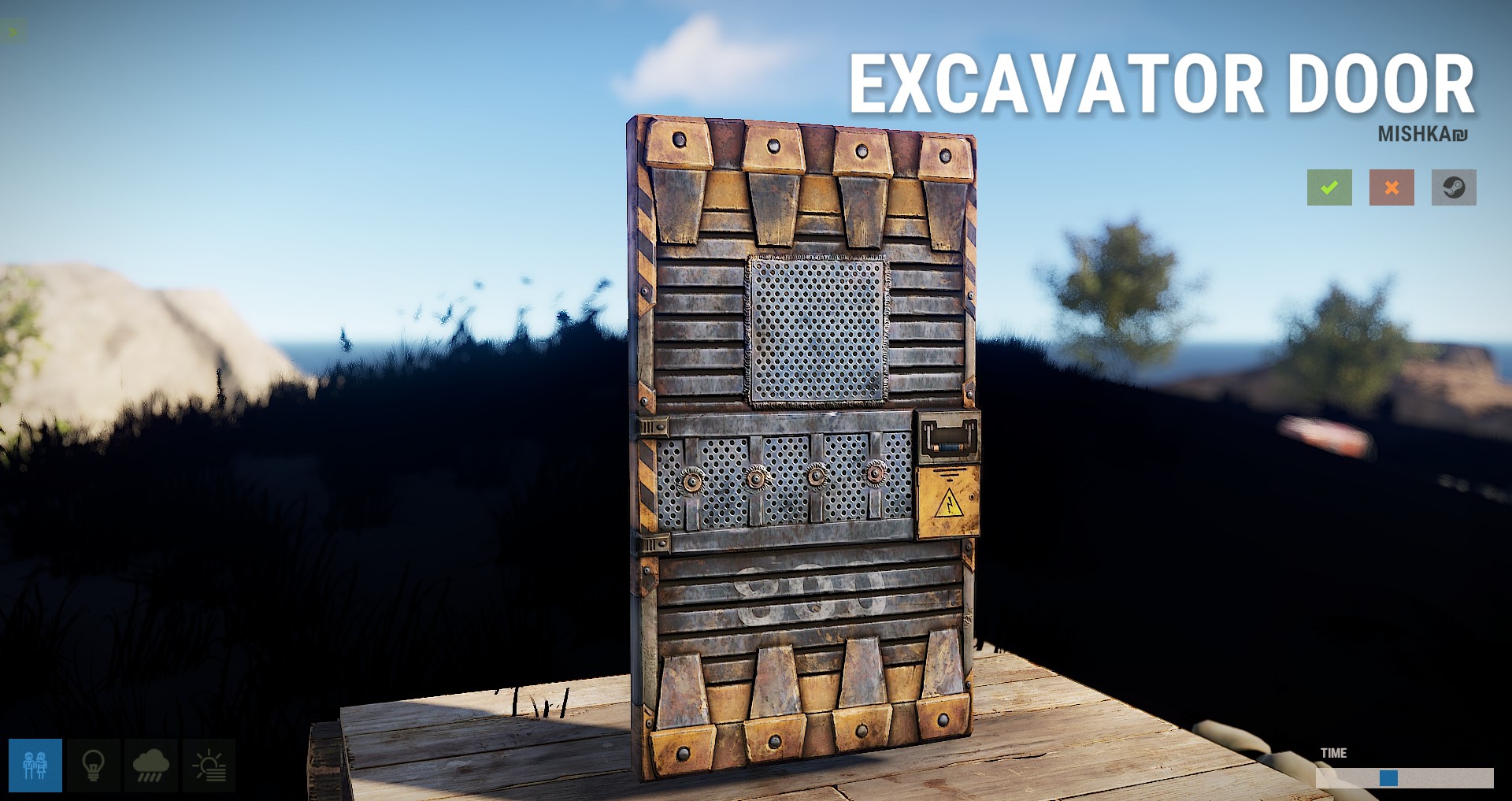 Excavator Door