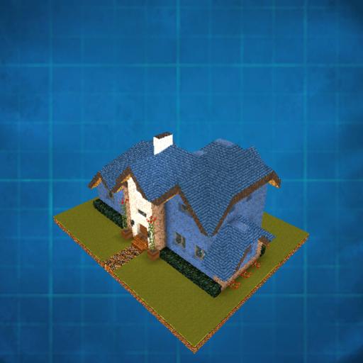 A1 Medieval Farm House Blue preview