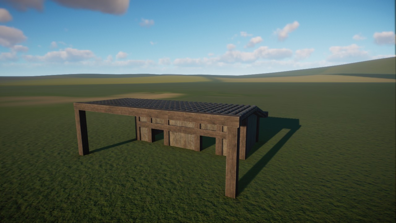 Small wooden shelter preview