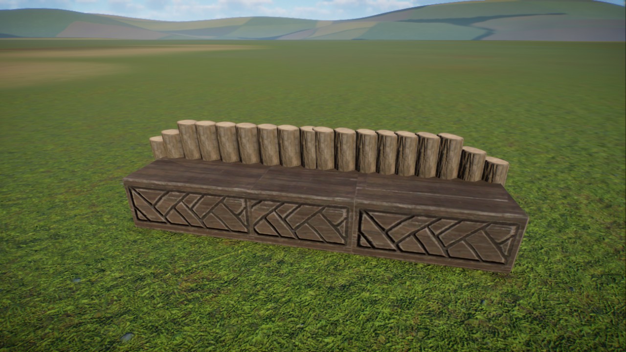 Wooden bench preview
