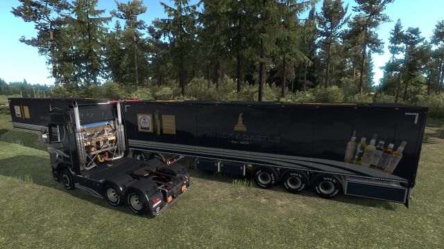 Whisky Castle Truck Trailer Combo