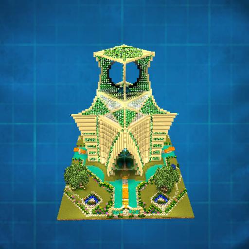 revamped flower tower base