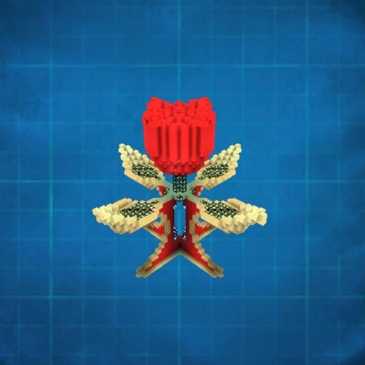 rose / tulip flower top ....revamped flower tower