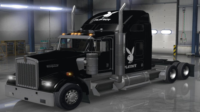 SCS KW W900 Playboy-White on Black