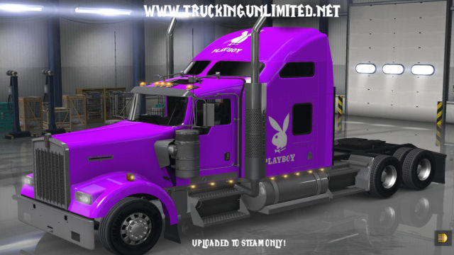 SCS KW W900 Playboy - White on Purple