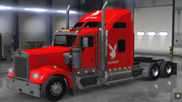 SCS KW W900 Playboy - White on Red